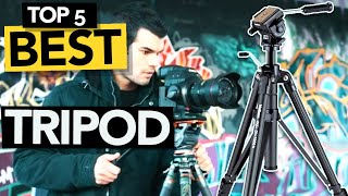 ✅ TOP 5 Best Tripod for Video  2024 lightweight amp fluid head [upl. by Ztirf]