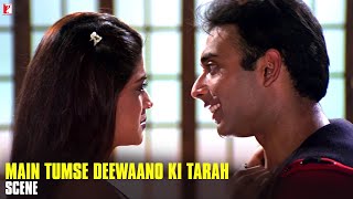 Main Tumse Deewaano Ki Tarah  Scene  Mohabbatein  Uday Chopra Shamita Shetty  Aditya Chopra [upl. by Lamarre]