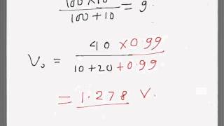 Electrical Engg Voltmeter reading problem example [upl. by Suillenroc78]