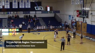 Game 1 Volunteer State vs Dyersburg State Womens [upl. by Zales]