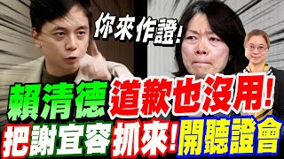 【全字幕】賴清德道歉也沒用！何佩珊下台不能解決問題！把當事人謝宜容抓來！召開聽證會！你來作證！立院質詢勞動部長 何佩珊 謝宜容 牛煦庭 [upl. by Libbie]