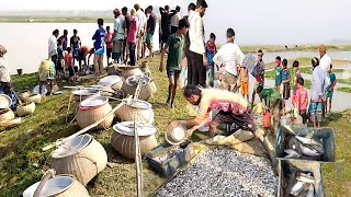 হাকালুকি হাওরে মাছ আর মাছ এই সিজনে প্রচুর মাছ ধরা হচ্ছে প্রতিটি পুকুর থেকে।fishfishinghakaluki TV [upl. by Anerac269]