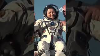 Astronauts return to Earth after longest stay on ISS [upl. by Ardni]