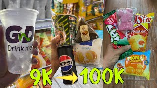 Mukbang  Combo 9k đến 100k mua được gì tại cửa hàng tiện lợi Convenience store mukbang asmr [upl. by Mathews773]