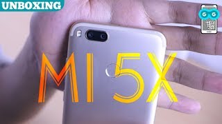 Unboxing Xiaomi Mi 5X Gold Indonesia  Alias Xiaomi Mi A1 versi MIUI D [upl. by Toback]