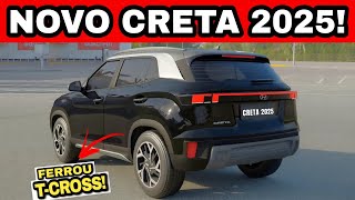 🚨 NOVO CRETA 2025 É REVELADO E FICOU INCRÍVEL O TERROR DA CONCORRÊNCIA E [upl. by Vish]