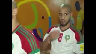 Équipe du Maroc de football  mehdi benatia belhanda abidjan [upl. by Lubbock799]