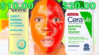 Aveeno Oat Cleanser vs Cerave Hydrating Cleanser 🧖‍♀️ THE BEST HYDRATING CLEANSER [upl. by Hamforrd]