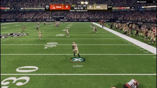 New Orleans Saints vs the Cleveland Browns madden24 gameplay PS5 ranked headtohead [upl. by Llertnek544]