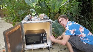 DIY MEGA Microwave  Microwaving a Microwave [upl. by Nylaj388]