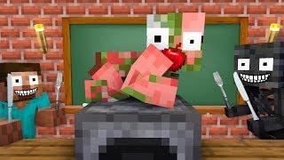 Monster School  COOKING CHALLENGE  Minecraft Animation [upl. by Celene]