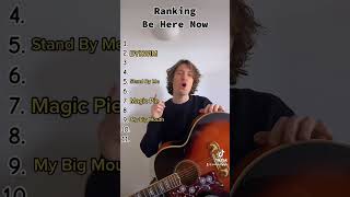 Ranking Oasis Be Here Now album songs oasis rockmusic album ranking trending 90s [upl. by Ehcor309]