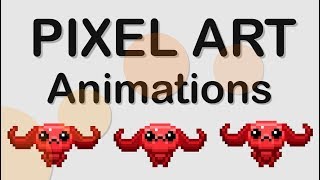 HOW TO ANIMATE PIXEL ART GAME CHARACTERS IN PS  TUTORIAL [upl. by Lynnette]