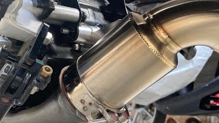 DIY How to Install a Chamber Delete On My Husqvarna Svartpilen 401 Motorcycle [upl. by Nnyre]