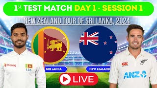 🔴 Live Cricket Sri Lanka 🇱🇰 Vs New Zealand 🇳🇿– 1st Test Match  SL Vs NZ Live Match Today 🏏 [upl. by Siver160]