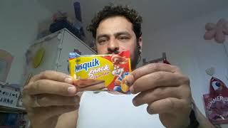 ASMR Nesquik Snack amp kinder Choco [upl. by Willett]