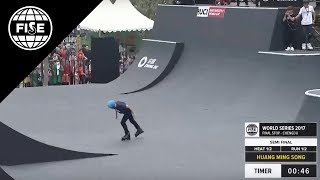 FISE CHENGDU 2017 FIRS Roller Freestyle Park World Cup Semi Final REPLAY [upl. by Aitnuahs866]