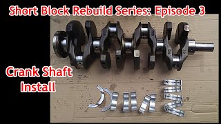 How To Install A Crankshaft With New Bearings  Hyundai  Kia 24 GDI  Short Block Rebuild Part 3 [upl. by Doll434]