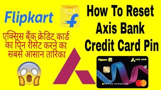 How To Reset Axis credit card Pinpassword  Axis bank credit card ka pin kaise set kare [upl. by Jotham]