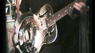 vintage resonator guitar humbucker upgrade 02 [upl. by Ttam]