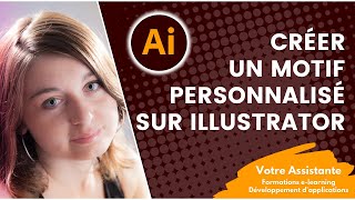 Créer un motif personnalisé sur Illustrator [upl. by Odlanier]