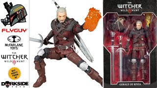 FLYGUYtoys Mcfarlane Toys The Witcher 3 Wild Hunt Geralt Of Rivia Wolf Armor Action Figure Review [upl. by Kitti647]