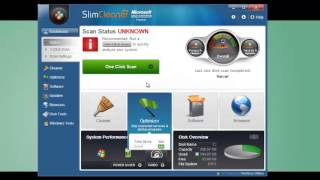 SlimCleaner Plus™ How to use One Click Scan [upl. by Essirehc209]