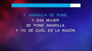 Amarilla se Pone  Orquesta Zaperoko  Karaoke HD [upl. by Domash]