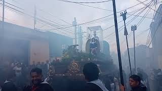 Procesión de octavario del patrón Santo Domingo de Guzmán Mixco Guatemala 18 de agosto 2024 [upl. by Sugihara]