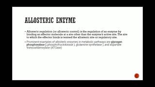 Allosteric enzyme and its regulation  Microbiology notes [upl. by Gaspard499]