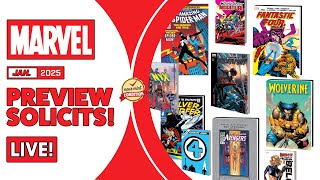 Marvel Comics Previews January 2025  Omnibus  Epic Collections  Trades  Collected Editions [upl. by Adnerol]