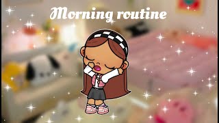 Morning routine 🎀 [upl. by Eilyah]