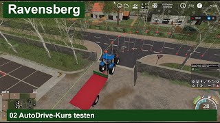 LS19 Ravensberg  02 AutoDriveKurs testen [upl. by Anirtal]