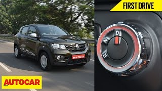 Renault Kwid AMT  First Drive  Autocar India [upl. by Notnilk]