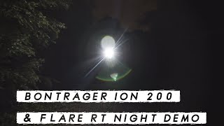 Bontrager Ion 200 RT and Flare RT Night Demo [upl. by Sayres]