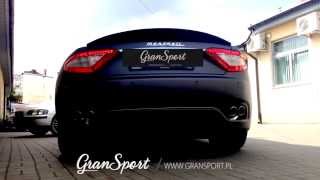 Maserati GranTurismo with QuickSilver exhaust by GranSportpl TRAILER [upl. by Hobie]