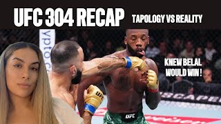 UFC 304 Recap amp My Tapology Picks vs What Really Happened [upl. by Eeliak]