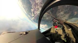 F35 Demo Team pilot flies over the Oregon International Airshow [upl. by Rehpotsihrc]