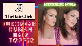 The Hair Click  Thin hair solution  Hair Topper Review and Demo [upl. by Darach]