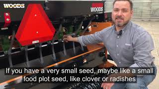 Woods® Precision Super Seeder  Optional Legume Seed Box [upl. by Adlen696]