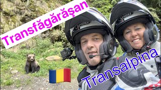 Transfăgărășan amp transalpina în moto con vista orsi [upl. by Torrey901]