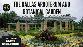 Dallas Arboretum Tour  Stunning Botanical Garden in Full Bloom I Nature Walk with Maps  Texas [upl. by Ecnadnac658]