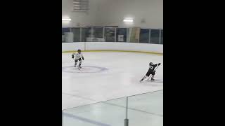 Ben feeds Freddie for this clutch goal hockey sports goals [upl. by Onavlis]