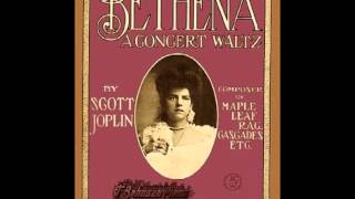 Scott Joplin  Bethena  A Concert Waltz 1905 [upl. by Acinnor]