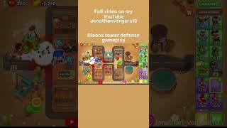 bloons tower defense gameplay bloonstowerdefense viral viralvideo game gameplay videogame [upl. by Enayd422]