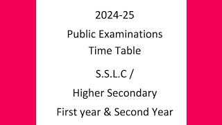 10th 11th 12th Exam Timetable amp Result date 2024 [upl. by Lesslie]