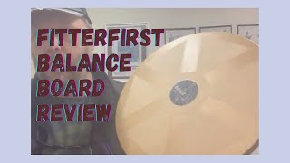 Fitterfirst Professional Balance Board  Amazon Review by a licensed Physical Therapist [upl. by Nasia]