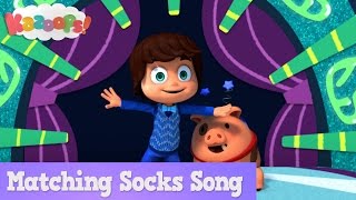 Kazoops  Matching Socks Song [upl. by Ennairod]