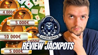 Review de JACKPOT avec la LUCHO FAMILY Progresser au Poker [upl. by Setarcos]