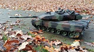 Bewegungsfahrt mit dem 116 RC Panzer Leopard 2A6 IR V7 Taigen Metall edition [upl. by Bunny]